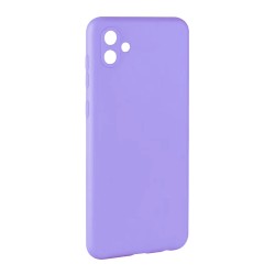 Capa de Silicone com Moldura de Câmera para Samsung Galaxy A04 Roxo